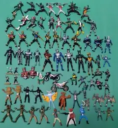 d*2様 仮面ライダー、スーパー戦隊ソフビ大量セット - メルカリ