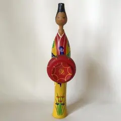 琉球 工芸 みやらびこけし 沖縄 伝統工芸品 民芸品 郷土玩具 こけし