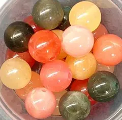 B191　ソルトソースアゲート　塩源瑪瑙　8〜8.5ミリ