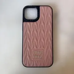 MIU MIU iPhone 12ケース ドット柄 ブラック - メルカリ