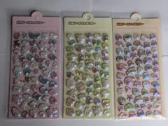 【新品】ちゅるんと立体シールキャラクター 3種セット ぷっくり3Dデコ