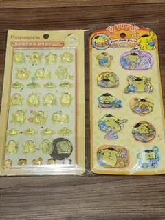 ポムポムプリン シール 2枚セットボンボンドロップ