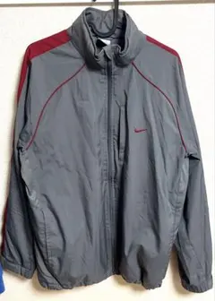 ナイロンブルゾン ワインレッド