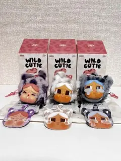 【正規品】POPMART CRYBABY WildbutCutie 3点セット