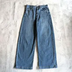 23区DENIMデニム ストレッチ ワイドパンツ 40 Ｌサイズ