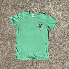 GILDAN ハワイ Hawaii 両面プリントTシャツ グリーン S 古着