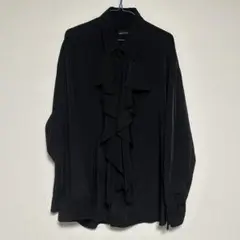 lad musician フリルシャツ　ブラック lad musician フリルシャツブラック