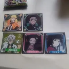 鬼滅の刃　シール烈伝 5枚セット