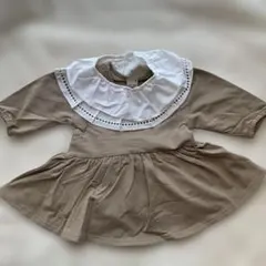 ベビー　襟付きカットワンピース　パンツ付き