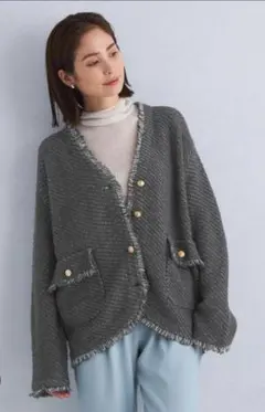 green label relaxing　カーディガン