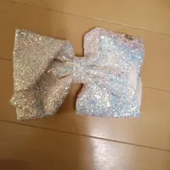 【備品】特大　グリッターリボンヘアアクセサリー