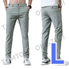 可愛い 人気 メンズ パンツ ライトグリーン L 通勤 スポーツ アウトドアのサムネイル