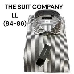 わいわい様専用新品THE SUIT COMPANY茶×白ストライプ 長袖