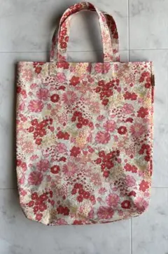 ローラアシュレイ　ビニールコーティングバッグ　スプリングガーデン