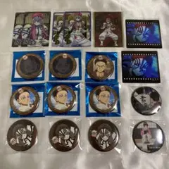 鬼滅の刃　猗窩座　狛治　恋雪　缶バッジ　クリアカード　ウエハース