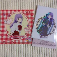 32 アイカツ きらきらクリアステッカー アニメイト特典 ステッカー 氷上スミレ