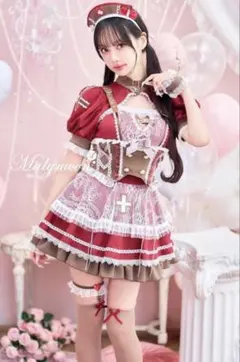 ベリーダンス 衣装 クロエ ピンク赤 花柄 - メルカリ