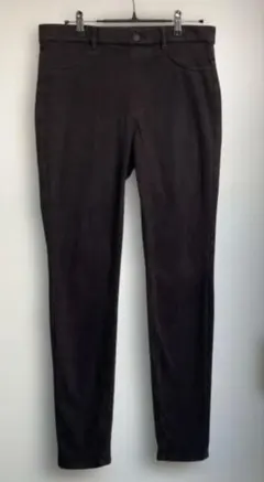 ユニクロ HEATTECH ヒートテック デニムパンツ ブラック　黒 XL