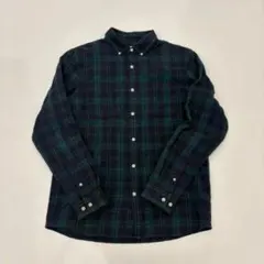 THE NORTH FACE 長袖ネルシャツ ダークグリーン・ネイビー XL