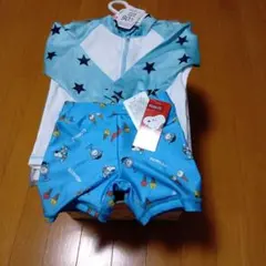 UVカットラッシュガード・水着セット 90cm