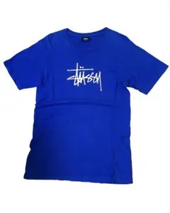Stussy ステューシー ロゴプリント Tシャツ ブルー
