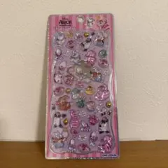 【正規品】プチドロップステッカー 不思議の国のアリス チシャ猫 アリス