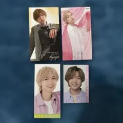 七五三掛龍也 デタカ・厚紙4枚セット