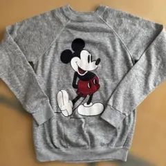 ミッキー ヴィンテージスウェット　グレー　USA