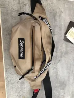 お値下げ☆Supreme Leather Waist Bag ブラウン - メルカリ
