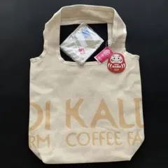 2026年KALDI 食品福袋　トートバッグ ★もへじエコバッグ付き