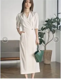 LILY BROWN リリーブラウン テーラリングツイルペンシルワンピース