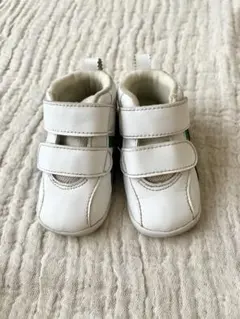 ASICS ベビーシューズ ハイカット ホワイト/ネイビー/グリーン