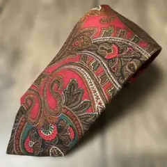 RICHEL SPAIN ペイズリー柄 フォーマルネクタイsilk100%