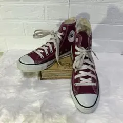 コンバース　バーガンディ ハイカット スニーカー　チャックテイラー　26.5