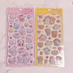 mikko Lil ala mode フロッキードロップステッカー 2枚セット