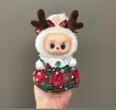 クリスマスらぶぶ一代・二代Labubu ラブブ着せ替え服三点セット