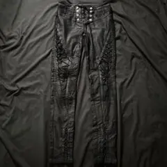 00s archive OzzCroce laceup skinny pants