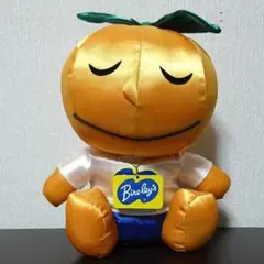 〇レア商品 年代物 昭和レトロ バヤリースオレンジ坊や ぬいぐるみBIG7200 ビンテージ】バヤリース オレンジ坊や ビーンドール ぬいぐるみ