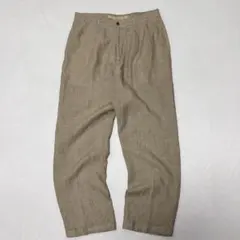 00s Nautica リネン 2タック センタープレス ワイド スラックスのサムネイル