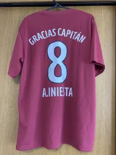 イニエスタ 退団記念日マーキング入りホームユニ イニエスタ 退団記念日マーキング入りホームユニ アンドレス