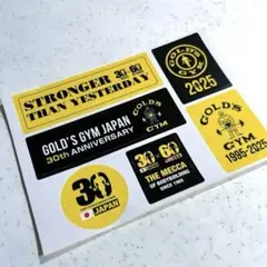GOLD'S GYM ステッカー　レア元祖当時物 GOLD'S GYM ステッカー レア元祖当時物 2025年最新】ゴールド