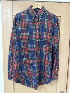 ラルフローレン アメリカ製　M 古着　90's ビンテージ　シャツ　チェック