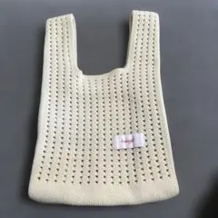 【新品未使用】b-daygift メッシュ編みバッグ