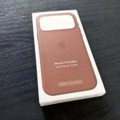 [新品未使用]Apple17ProMax 純正TechWoven Case