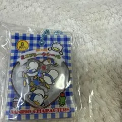 サンリオ　シャカシャカフレークシール風チャーム　あひるのペックル