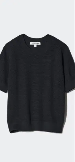 UNIQLO コットンポップコーンクルーセーター半袖