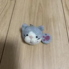ハンドメイド　猫　羊毛フェルト キーホルダー