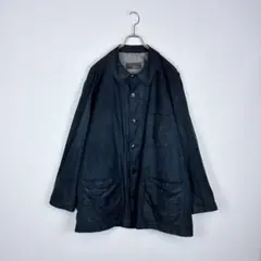 ロロピアーナ リネン100% ジャケット コート XL ネイビー イタリア製