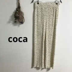 coca♡コカ♡ドットプリーツゆるレギンスパンツ