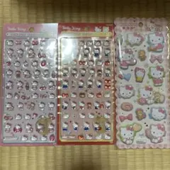 ハローキティ ボンボンドロップシールmini 3枚セット